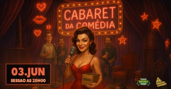 Imagem do evento CABARET DA COMÉDIA no Ribeirão Comedy