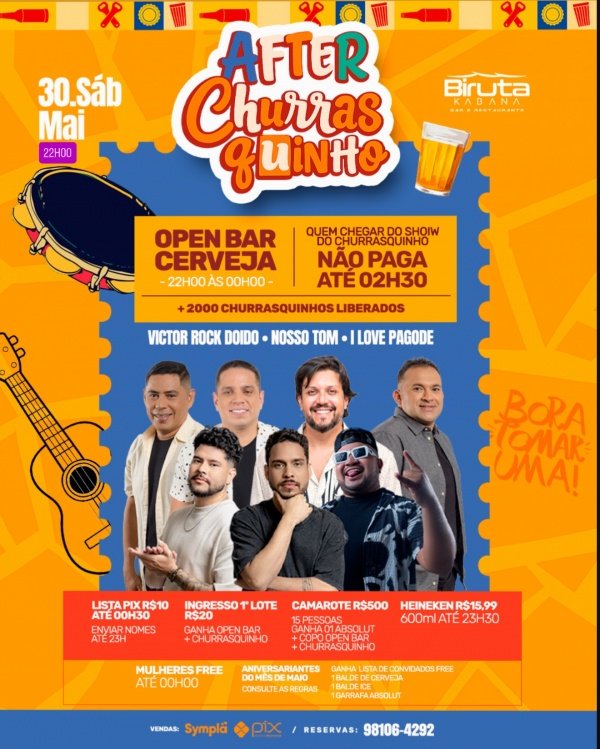 Imagem do evento AFTER CHURRASQUINHO