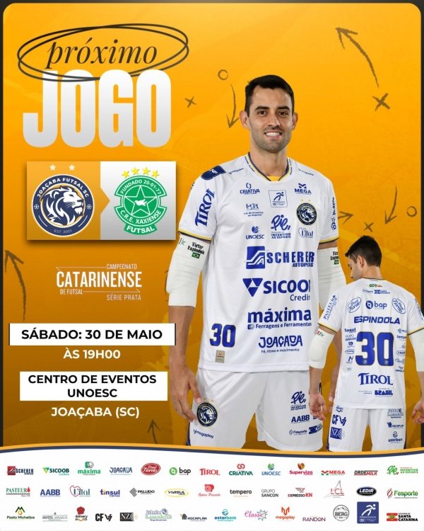 Imagem do evento SÉRIE PRATA 2026 - JOAÇABA FUTSAL X XAXIENSE