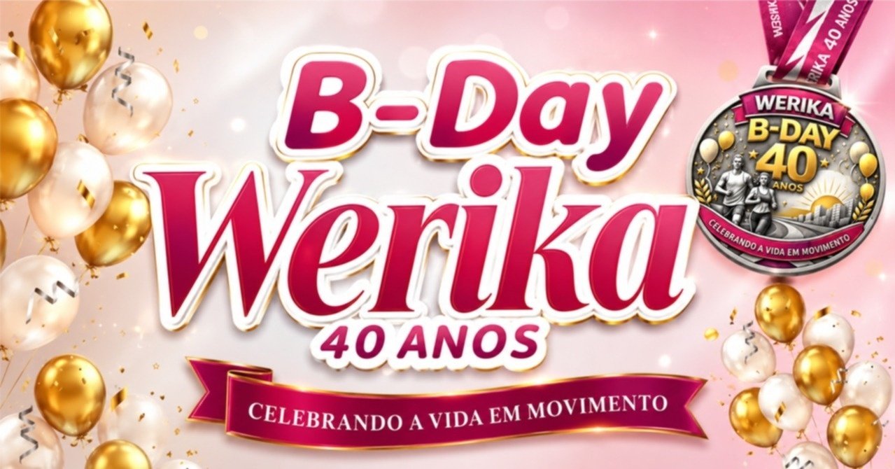 Treinão B-day 40 anos Werika