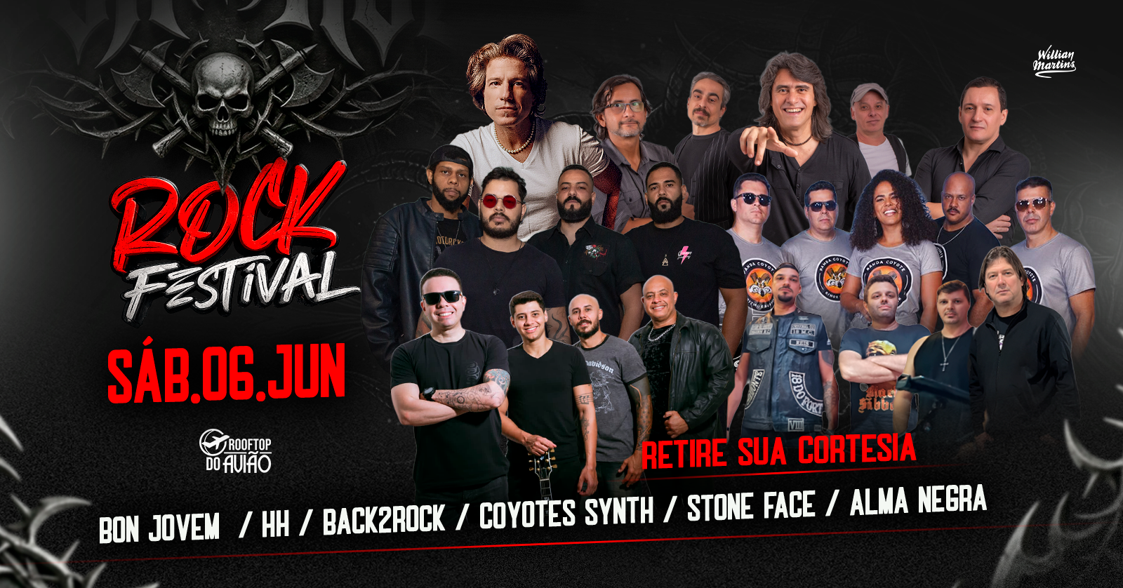 ROCK FESTIVAL | dois dias de puro rock n' roll - 06 e 07 de junho