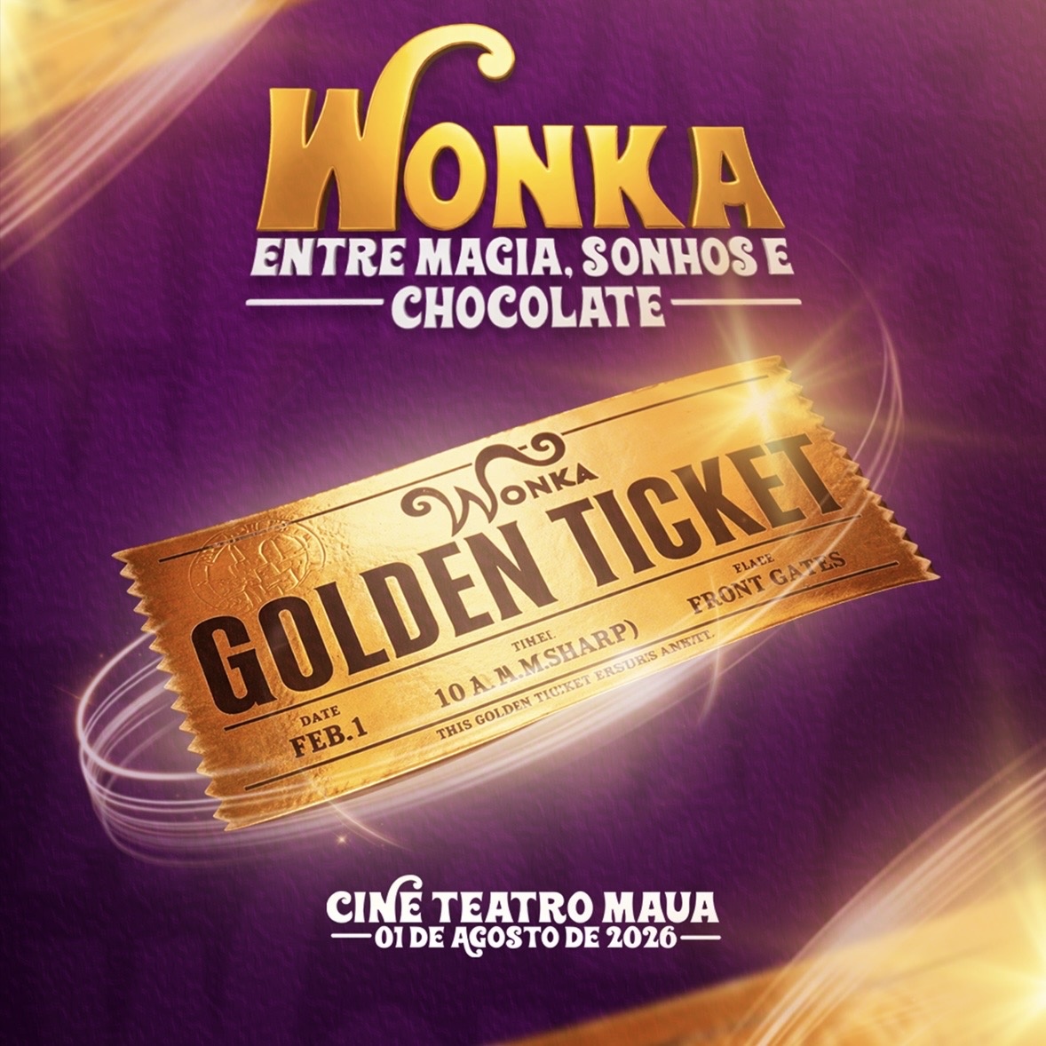 Wonka - Entre magia, sonhos e chocolate - 2 SESSÃO