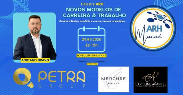 Imagem do evento Palestra ARH - JUNHO 2026: NOVOS MODELOS DE  CARREIRA & TRABALHO