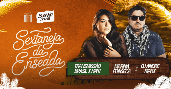 Imagem do evento Sextaneja da Enseada com Marina Fonseca e Dj André Marx