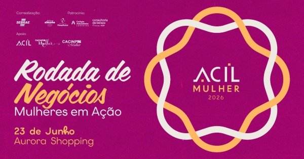 Imagem do evento Rodada de Negócios Mulheres em Ação 2026