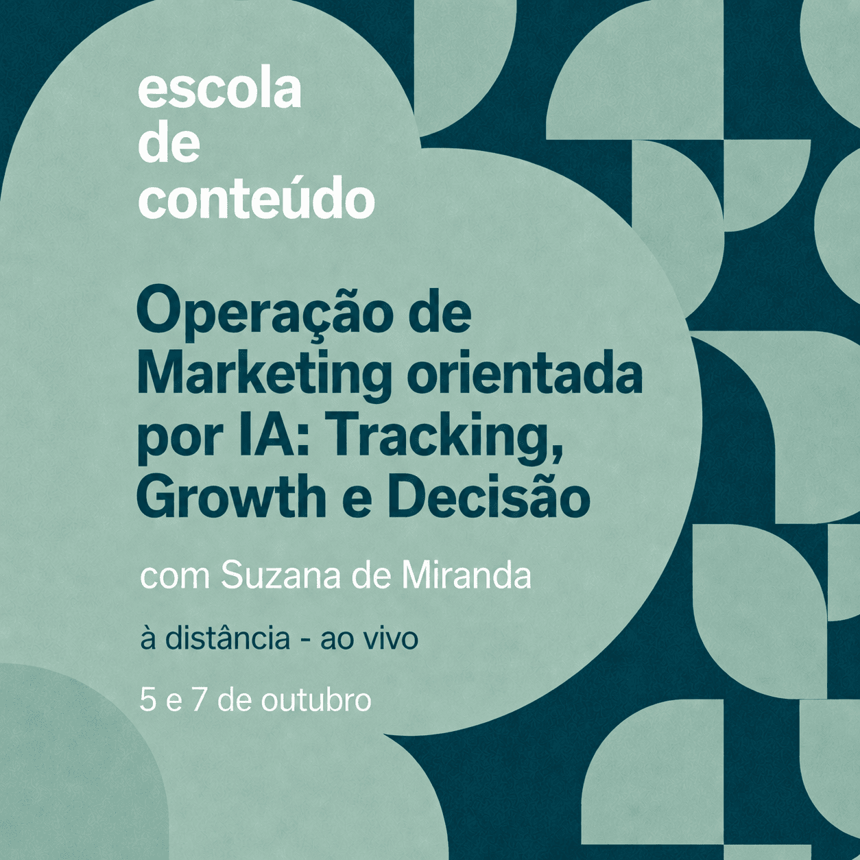 [escola de conteúdo] Operação de Marketing orientada por IA: Tracking, Growth e Decisão