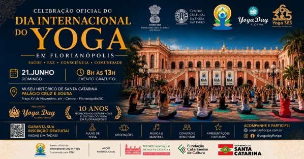 Imagem do evento Celebração Oficial do Dia Internacional do Yoga em Florianópolis 2026