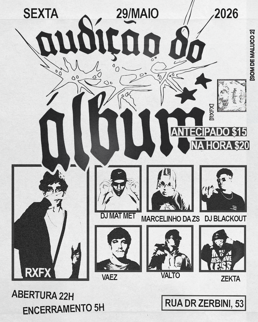 Rxfx: Audição do Álbum - SDM2 - Campo Grande, MS