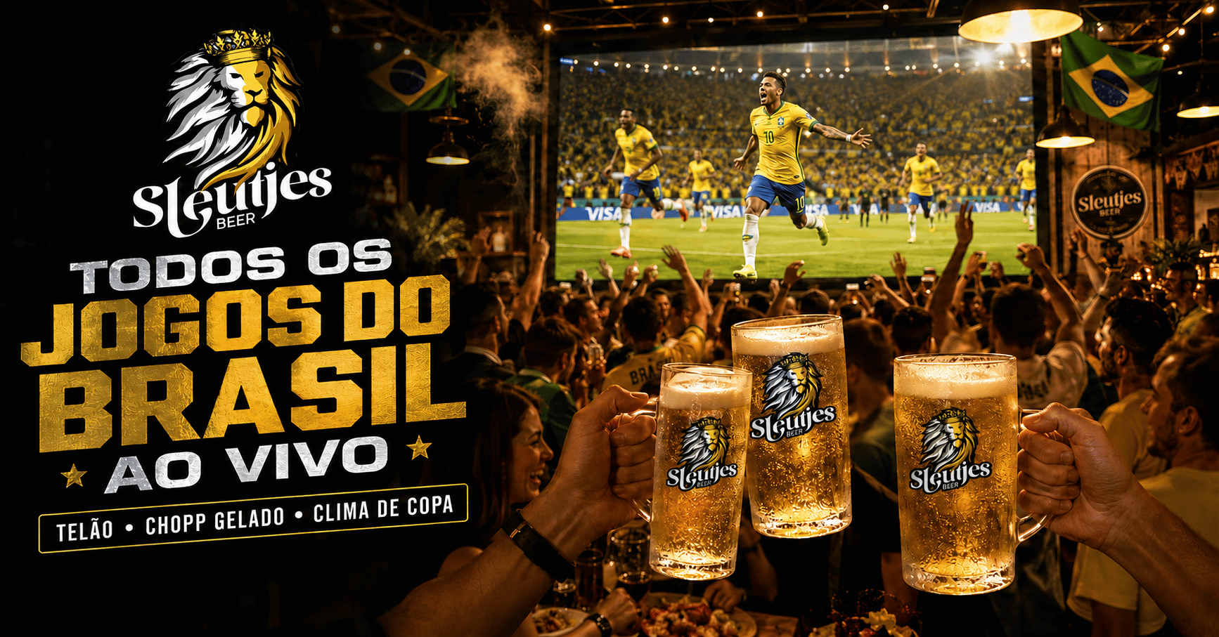 Brasil x Marrocos l Copa do Leão l Sleutjes Beer - Juiz de Fora, MG