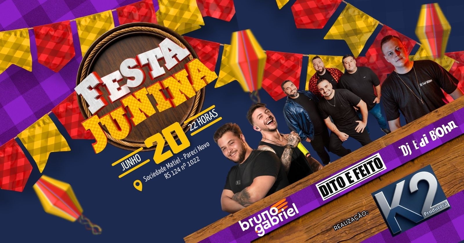 FESTA DE SÃO JOÃO - Pareci Novo, RS