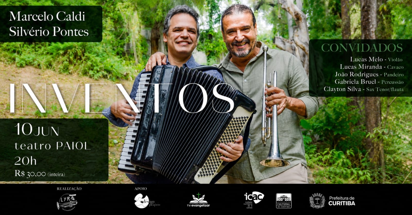 Marcelo Caldi & Silvério Pontes em "Inventos"