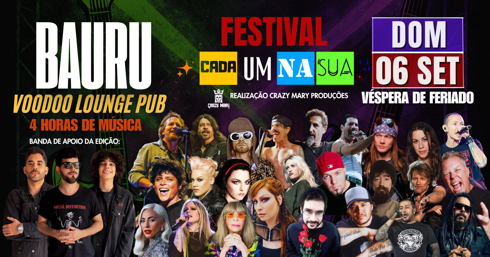Festival Cada Um Na Sua em Bauru/SP