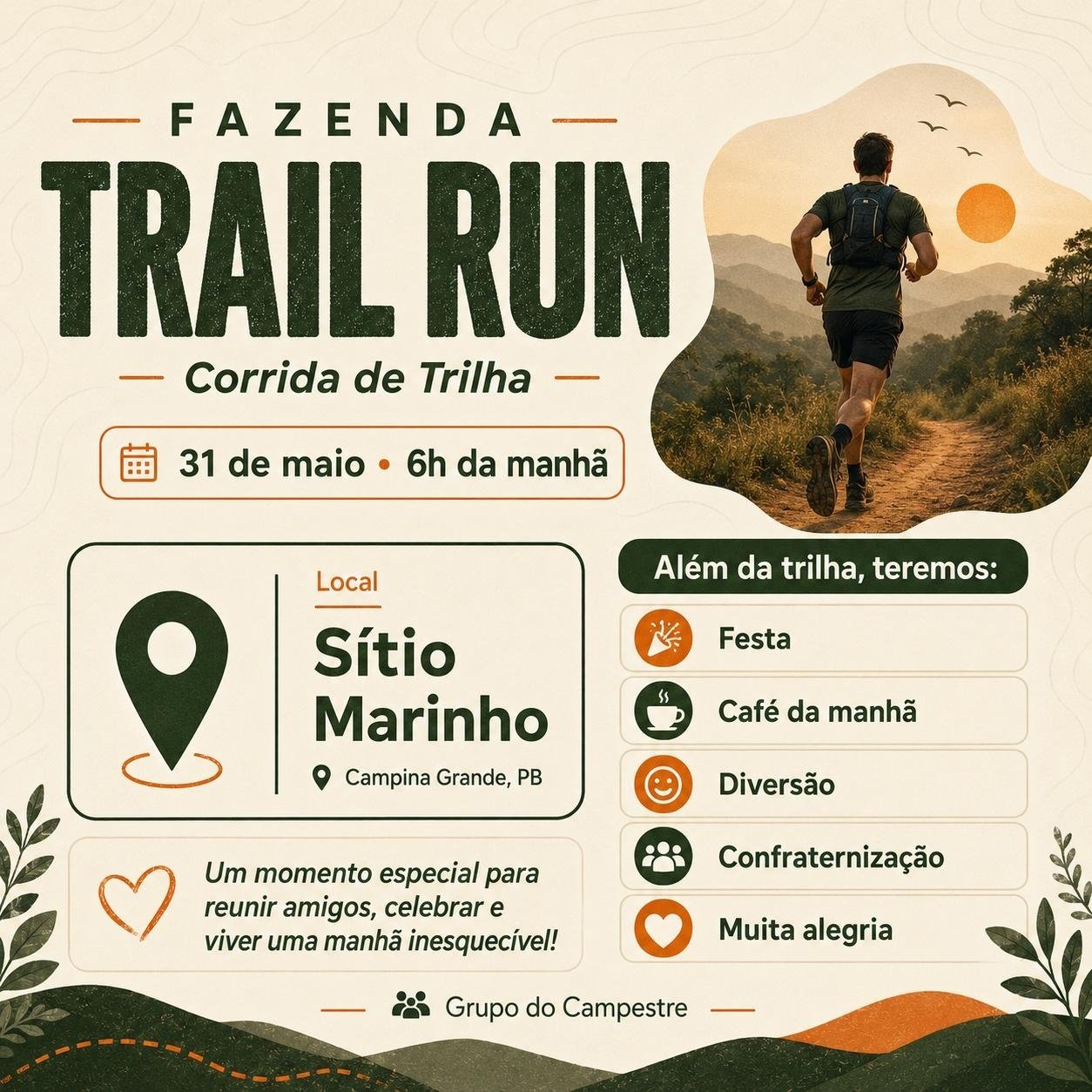 Fazenda - Trail Run - Corrida de Trilha