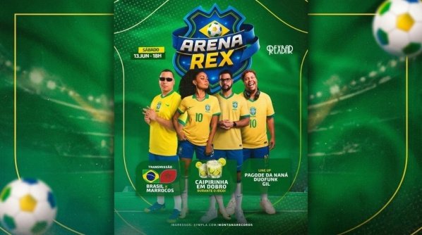 Imagem do evento Arena Rex - Brasil x Marrocos