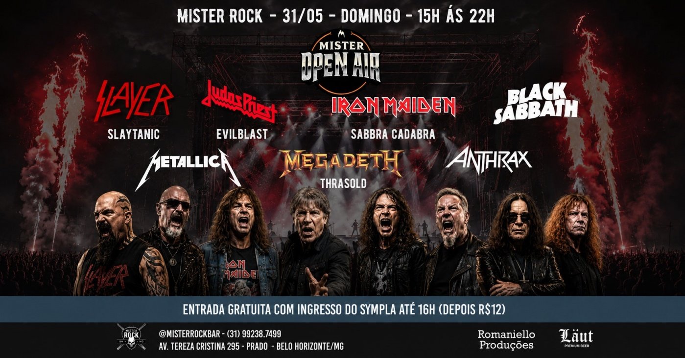 邦楽 BLACK LIST POSSE FLIPPIN' DA STAGE&PAGE 31/05 - Mister Open Air: Slayer, Metallica, Iron Maiden, Megadeth