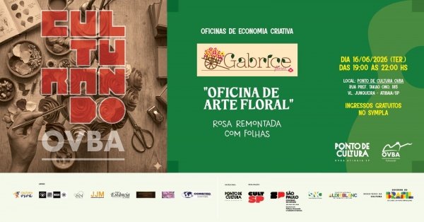 Imagem do evento Oficina de Arte Floral | Rosa Remontada