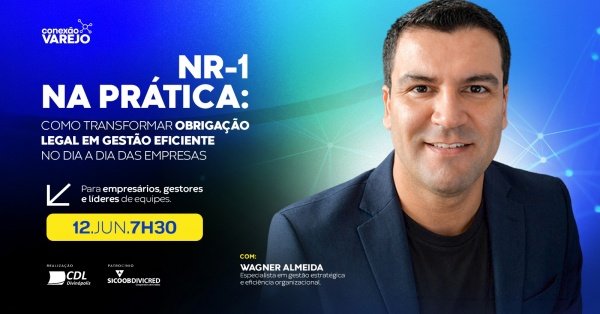 Imagem do evento NR-1 na prática: como transformar obrigação legal em gestão eficiente no dia a dia das empresas