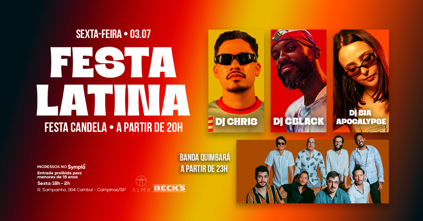 5ª FESTA LATINA NO ALMA CAMPINAS