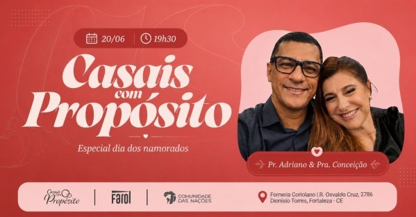 Imagem do evento Casais com propósito - Especial dia dos namorados