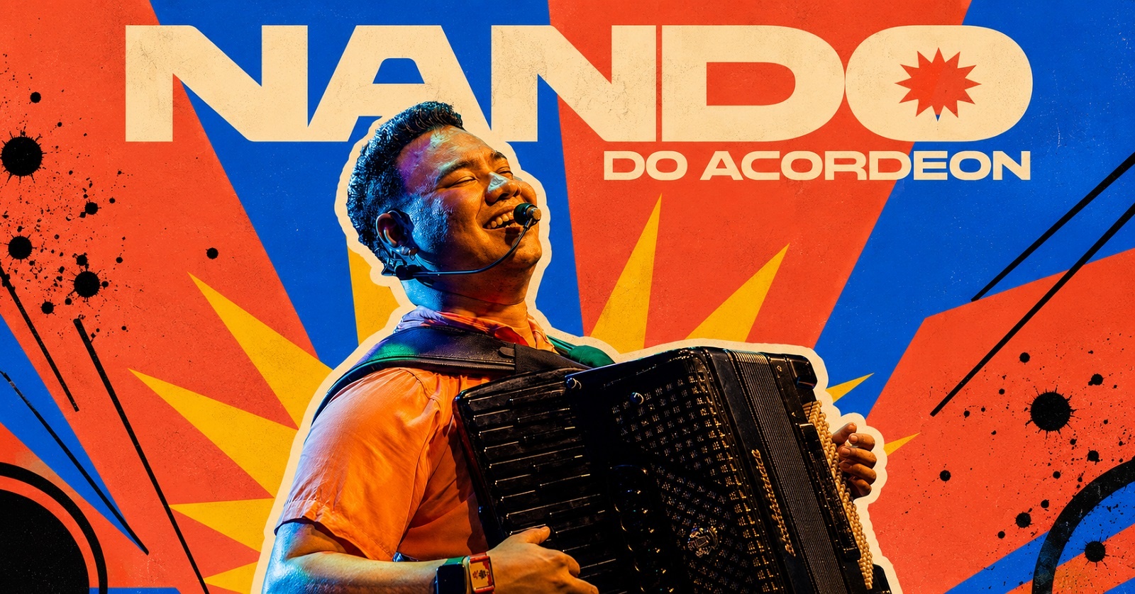 Nando do Acordeon no Canto da Ema em São Paulo