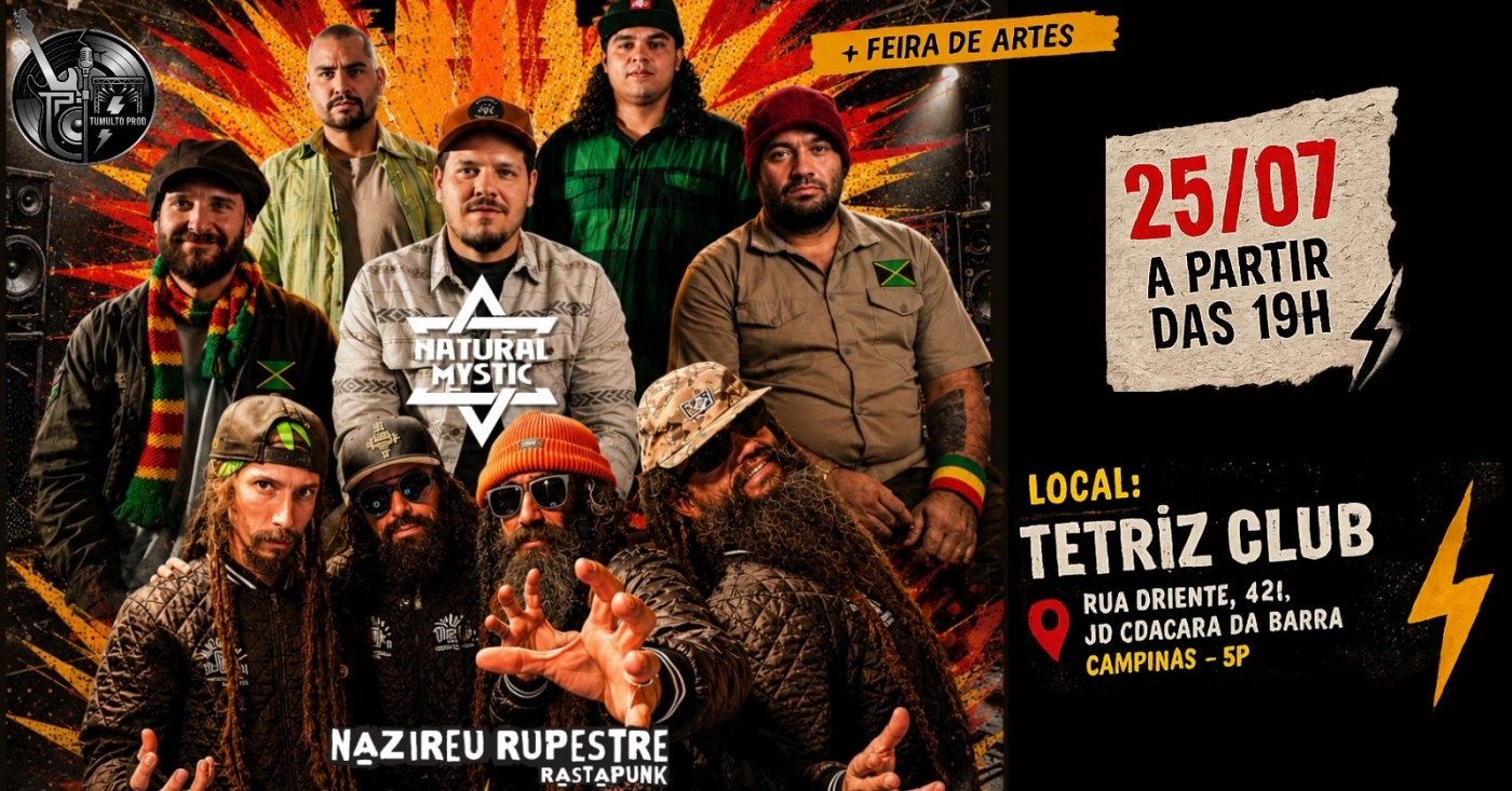 Nazireu Rupestre em Campinas (Invasão RastaPunk)