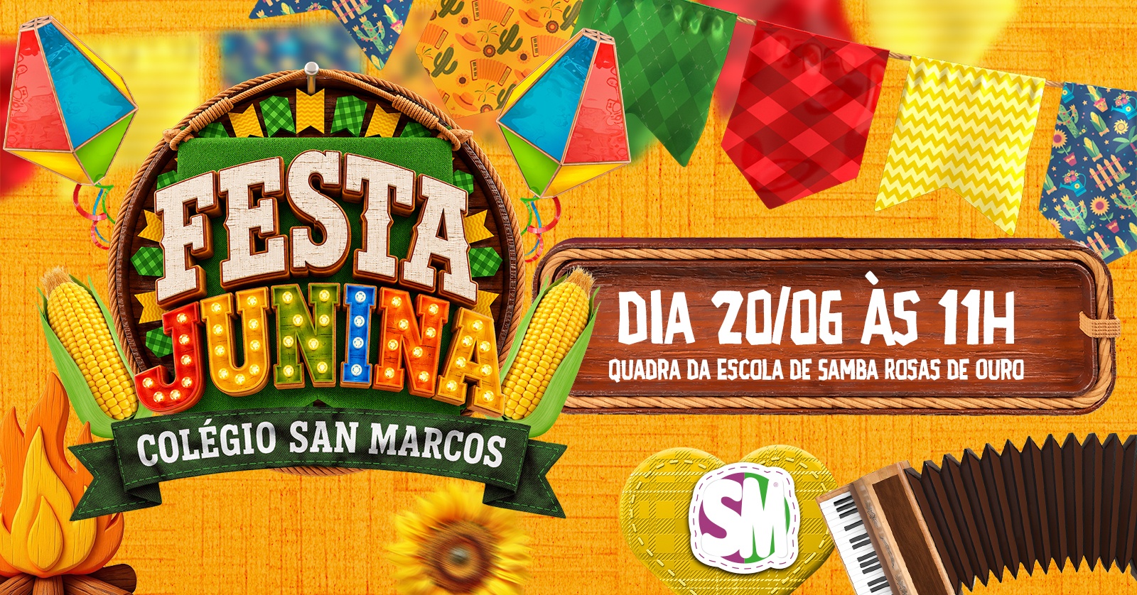29ª Festa Junina do Colégio San Marcos! - São Paulo, SP