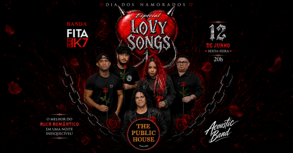 Imagem do evento Lovy Songs - Dia dos Namorados