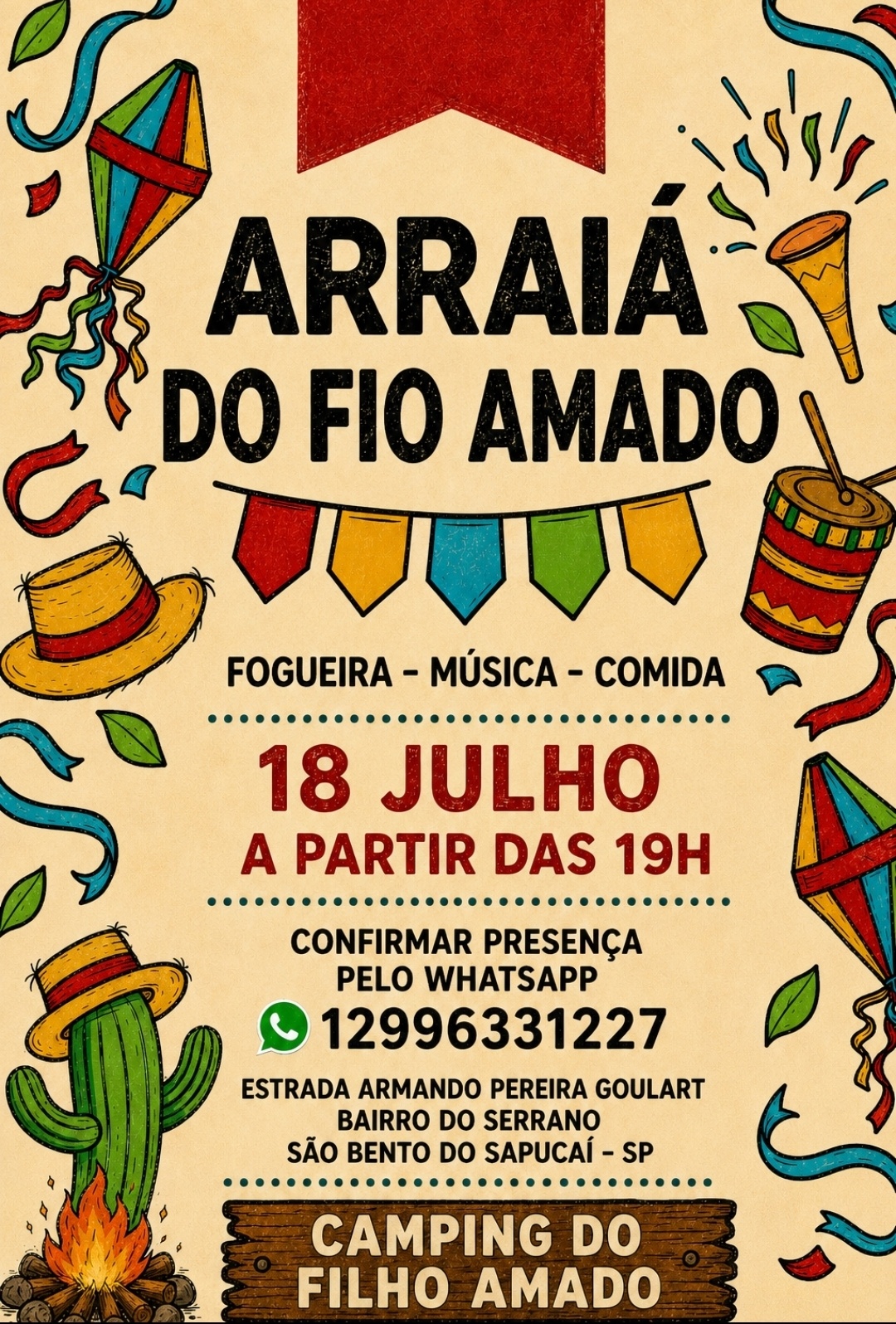 Arraiá do Fio Amado - São Bento do Sapucaí, SP