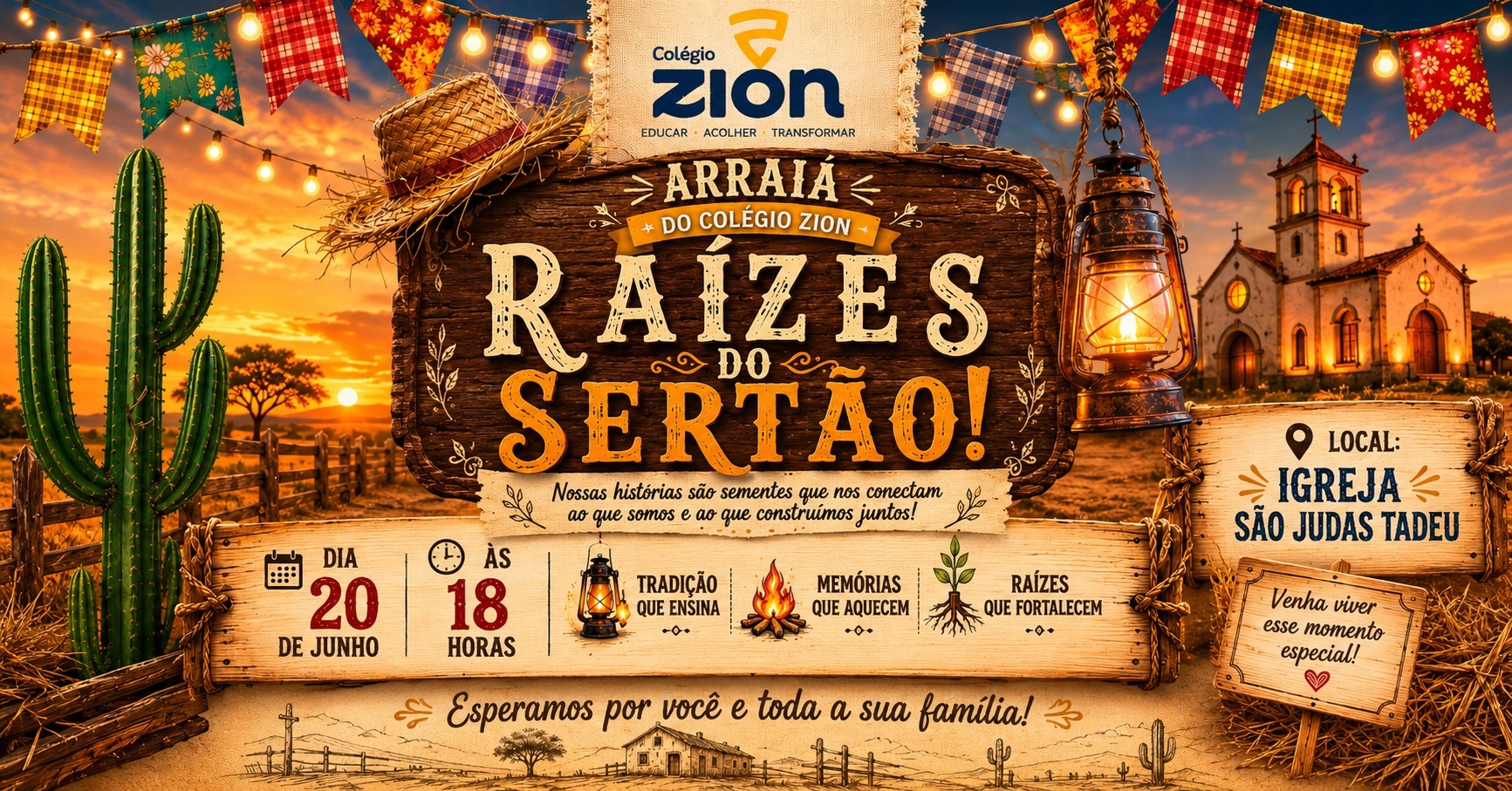 ARRAIÁ - COLÉGIO ZION - Goiânia, GO