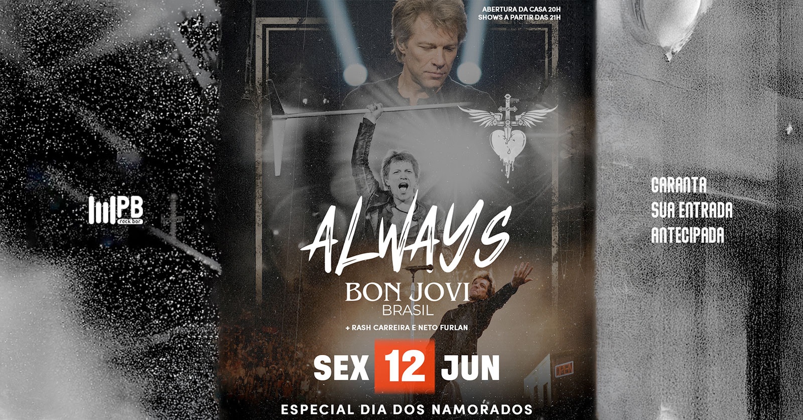 Image for the event: BON JOVI COVER BR + Rash Carreira & Neto Furlan