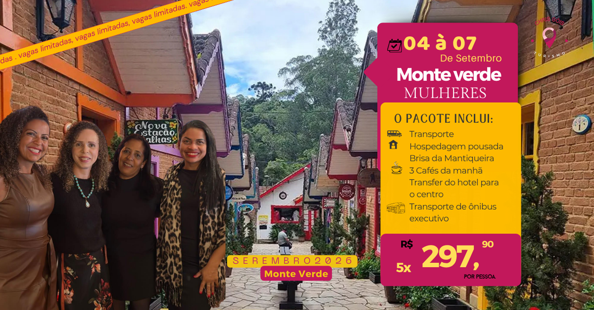 Monte Verde Reserva R$297,90 + 4× de 297,90 no cartão até dia 29/08