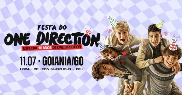 Imagem do evento Festa do One Direction | Goiânia/GO