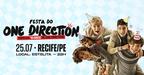 Imagem do evento Festa do One Direction | Recife/PE