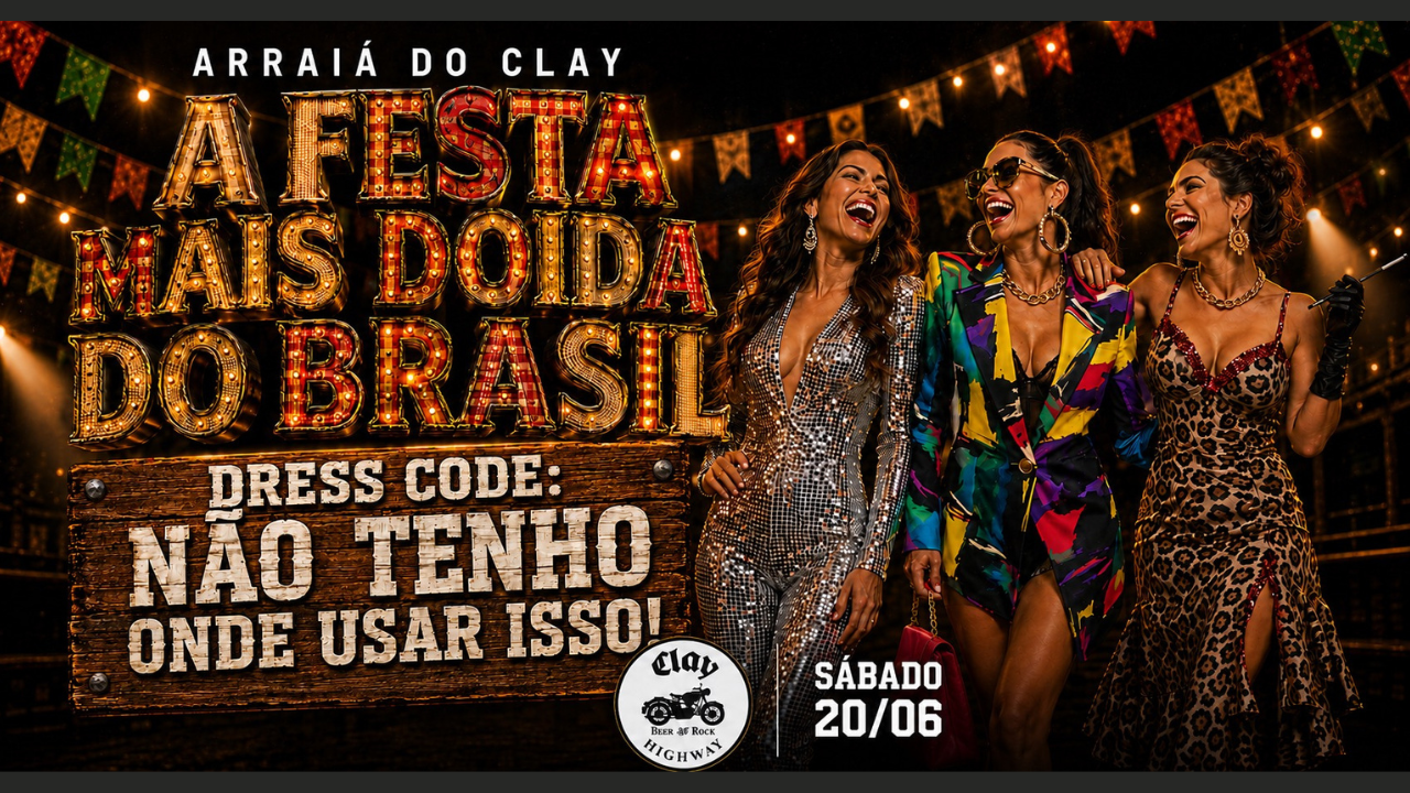 NÃO TENHO ONDE USAR ISSO - ARRAIÁ DO CLAY, A FESTA MAIS DOIDA DO BRASIL.