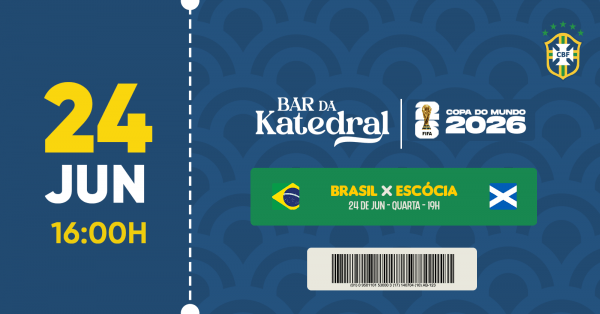 Imagem do evento BAR DA KATEDRAL | BRASIL X ESCÓCIA