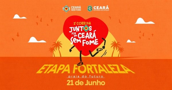 Imagem do evento 2ª CORRIDA JUNTOS POR UM CEARÁ SEM FOME - ETAPA FORTALEZA