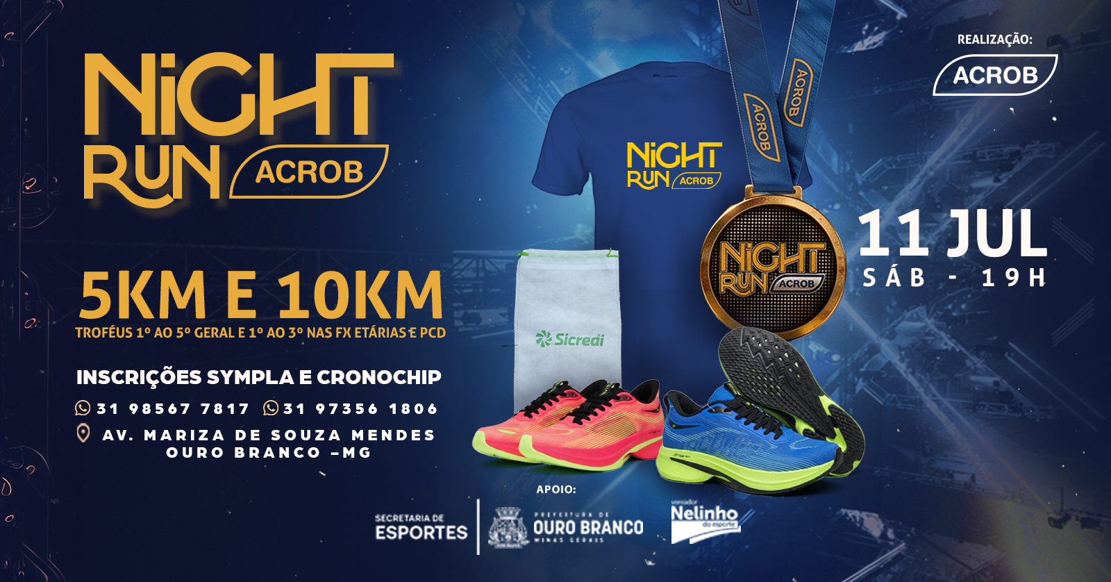 NIGHT RUN ACROB 2026 - Ouro Branco-MG
