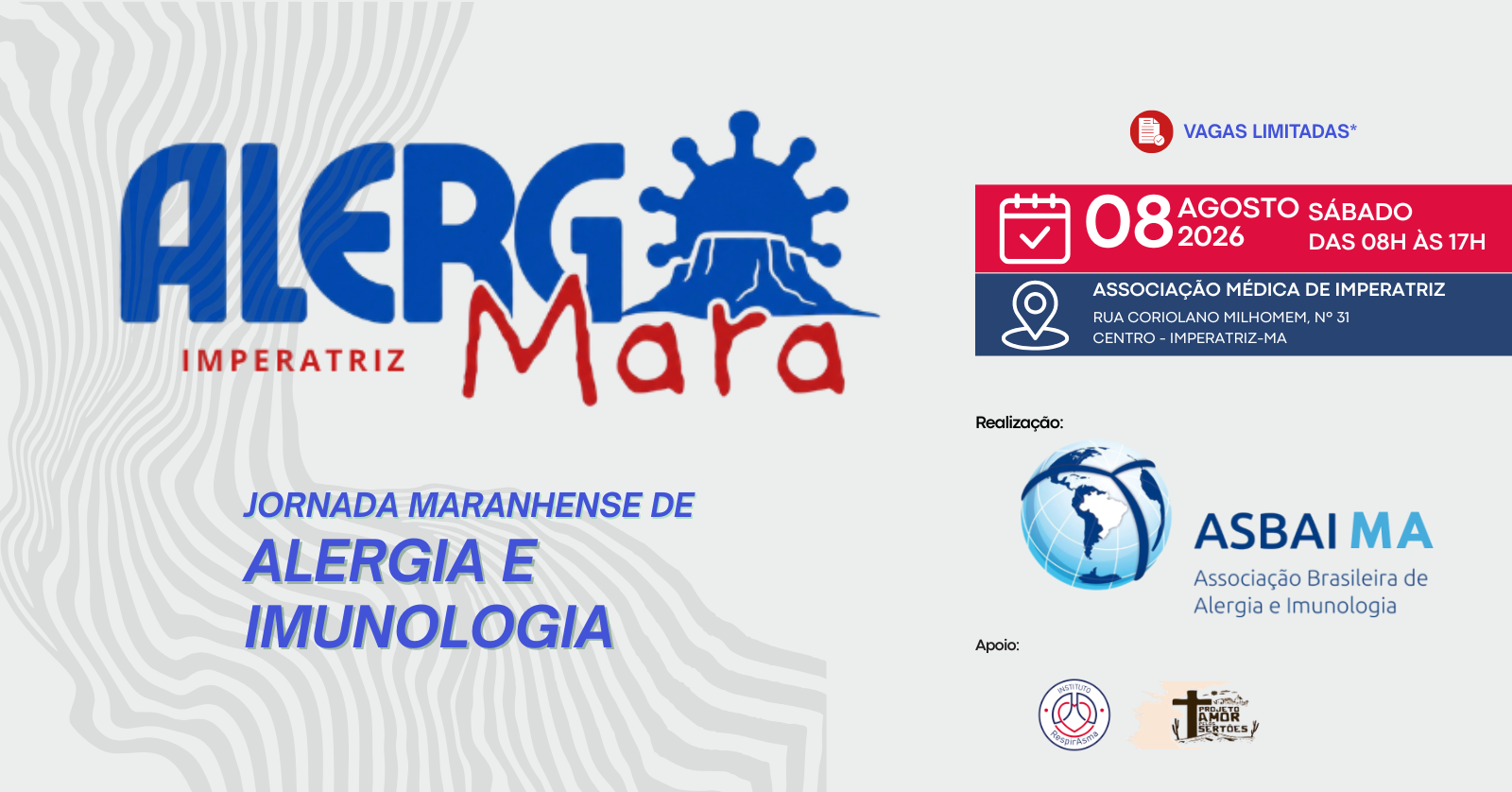 ALERGOMARA - JORNADA MARANHENSE DE ALERGIA E IMUNOLOGIA