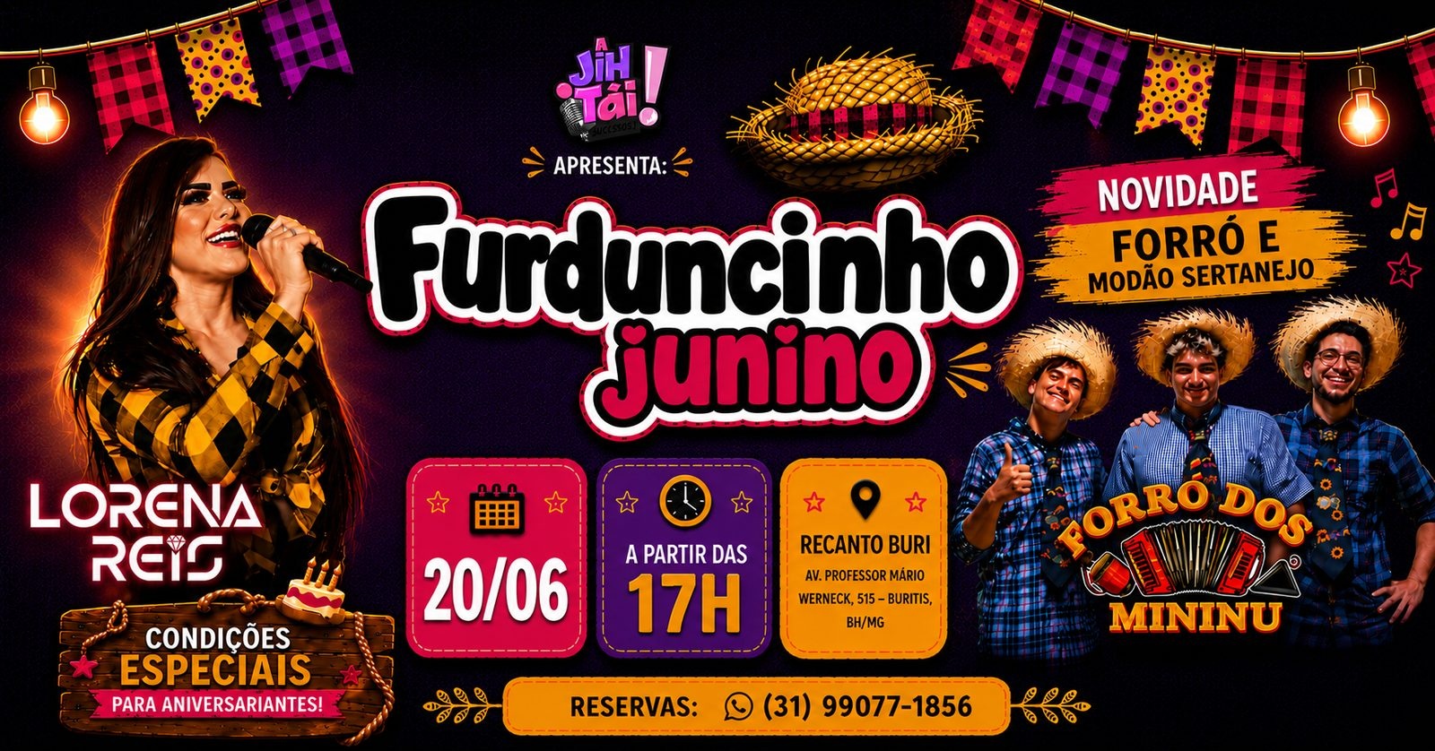 FURDUNCINHO JUNINO - Belo Horizonte, MG