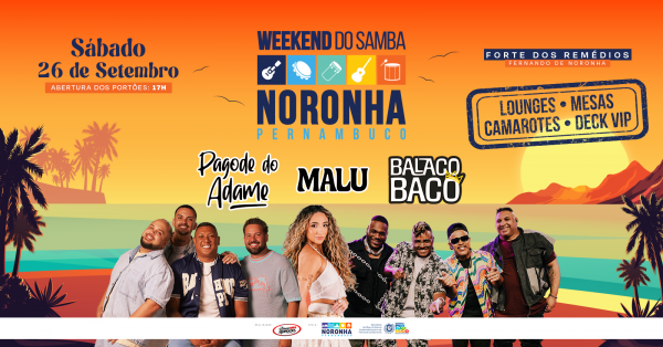 Imagem do evento SABADO 26/09/26 MESAS - LOUNGES - CAMAROTES- DECK VIP