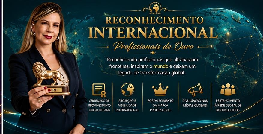 RECONHECIMENTO INTERNACIONAL PRESENCIAL PARA EMPRESAS E PROFISSIONAIS DE OURO IRP 2026
