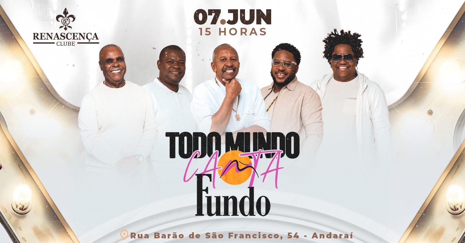 TODO MUNDO CANTA FUNDO NO RENASCENÇA CLUBE