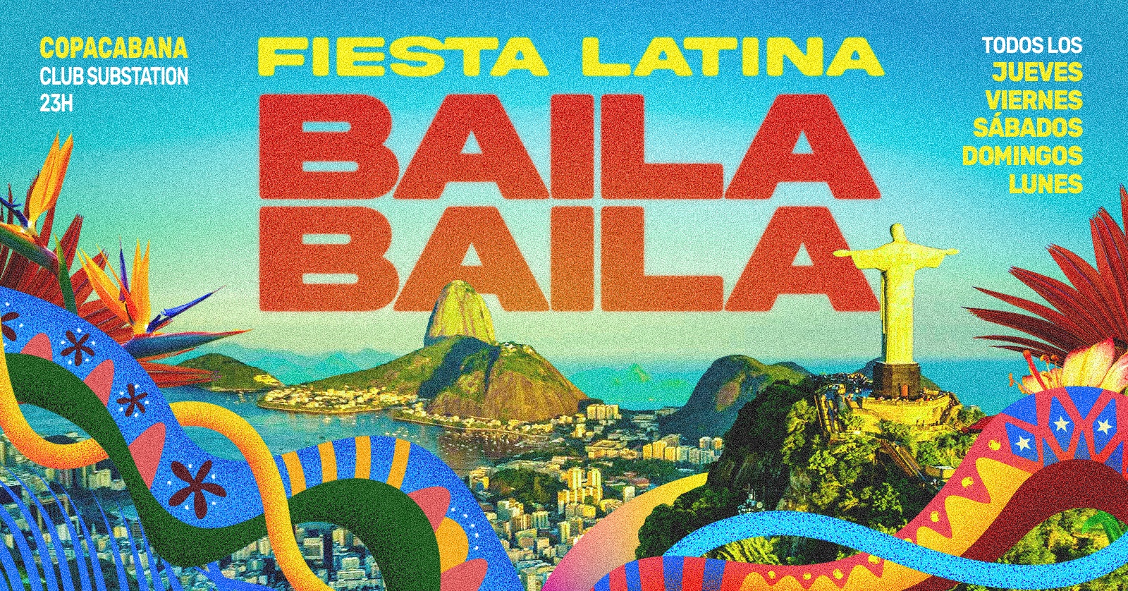 Fiesta Latina Baila Baila |Baile de Reggaeton | Copacabana | 26 de junio - Rio de Janeiro, RJ