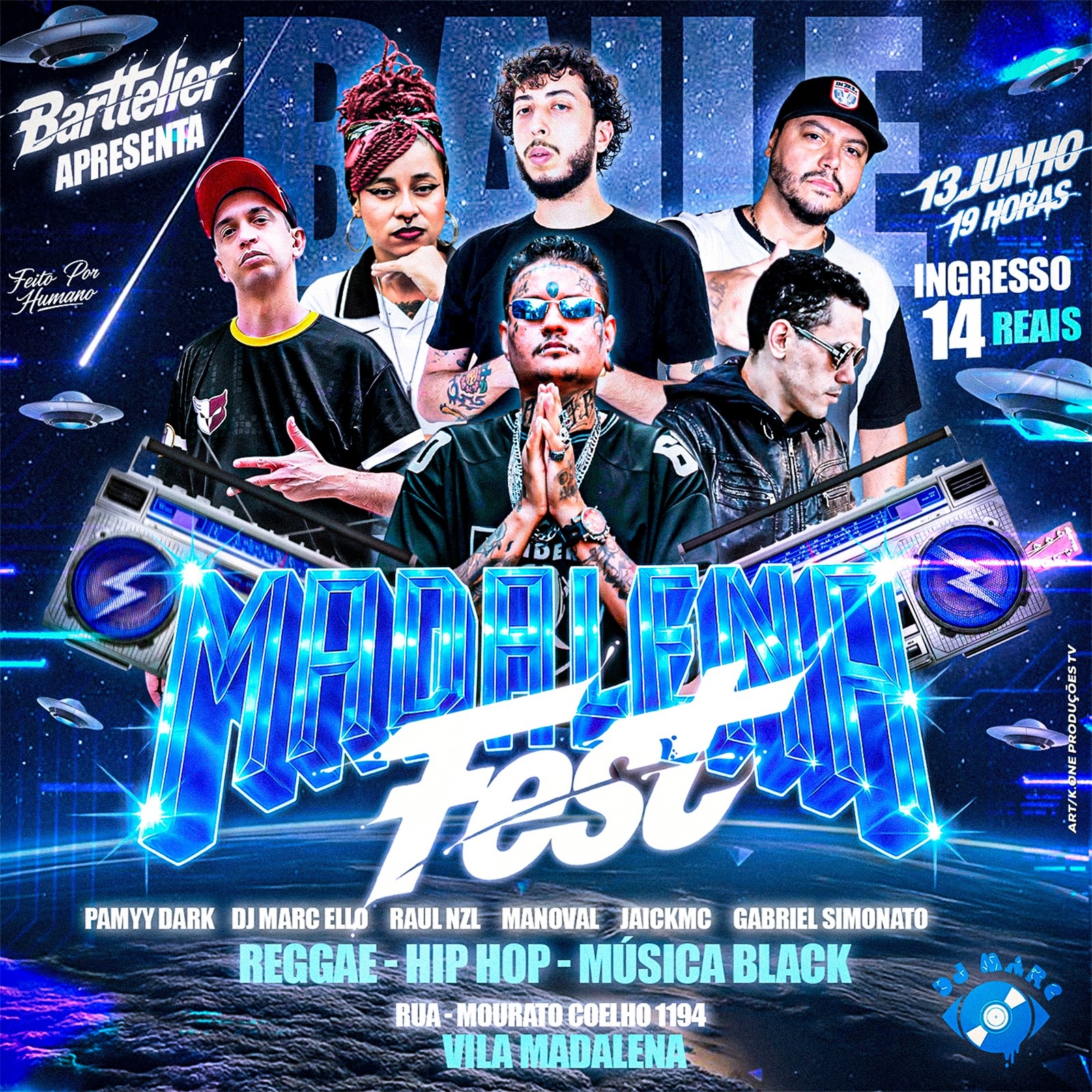 Baile Madalena fest - São Paulo, SP