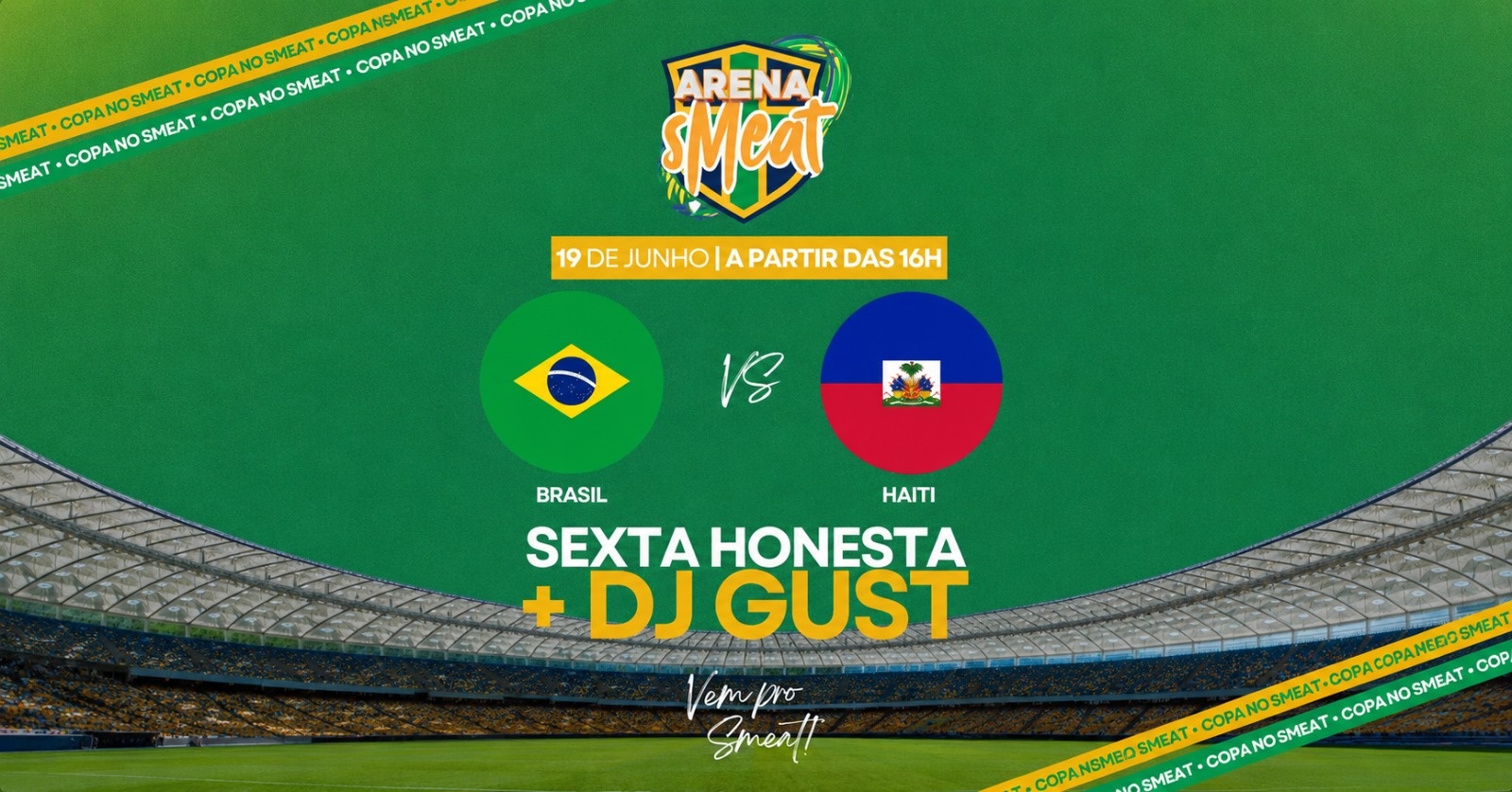 ARENA SMEAT - 19/06 (BRASIL X HAITI) - Campinas, SP