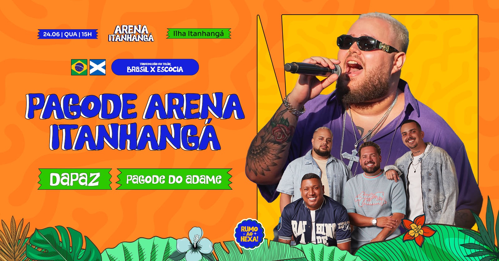 ARENA ITANHANGÁ | PAGODE DA ARENA ITANHANGÁ - 24/06 - Rio de Janeiro, RJ