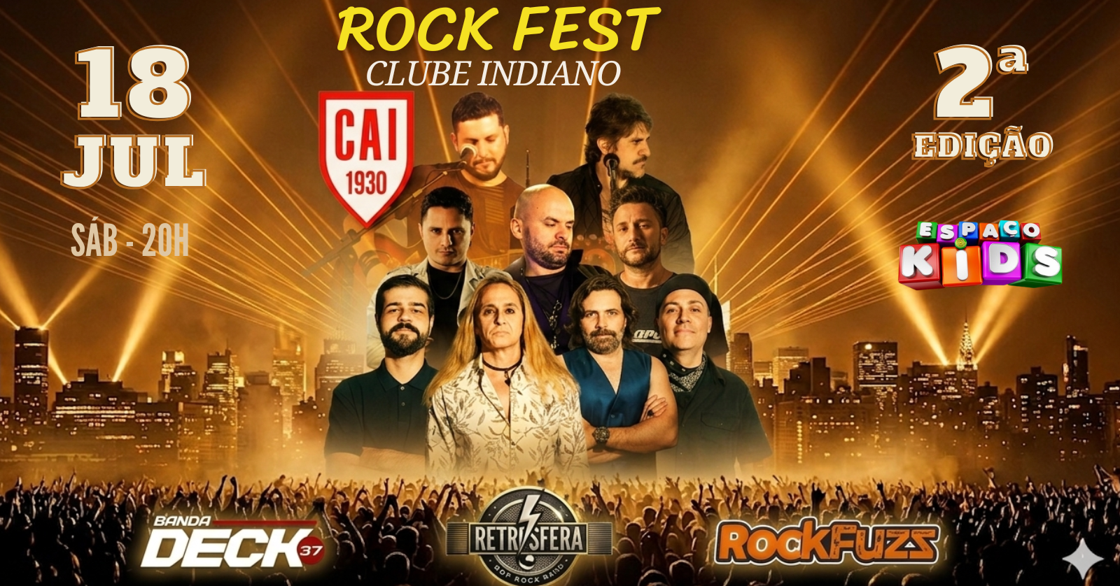 Rock Fest no Indiano II - São Paulo, SP