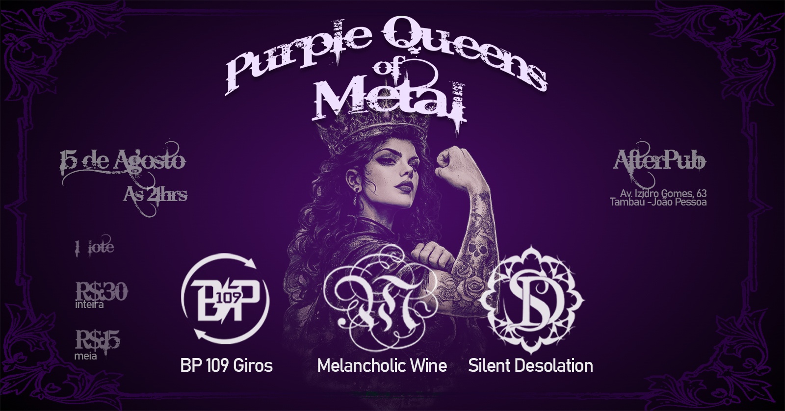 Purple Queens of Metal - João Pessoa, PB
