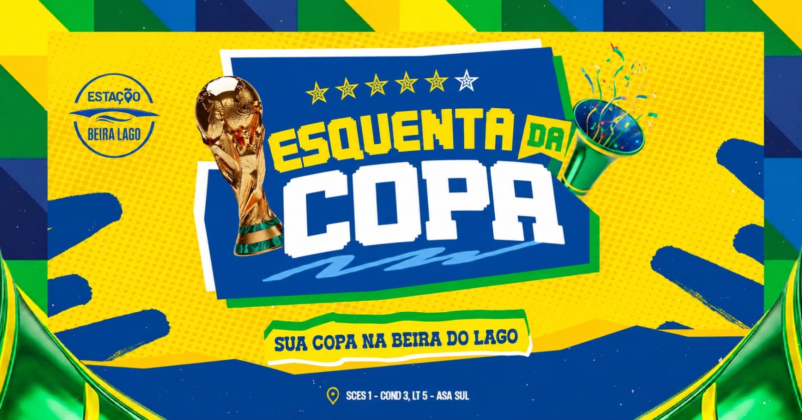 Esquenta da Copa :: Amor de Aluguel + Larissa Nogueira - Brasília, DF