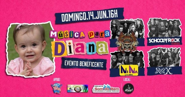 Imagem do evento MÚSICA PARA DIANA no Ahoy!  Tavern Club